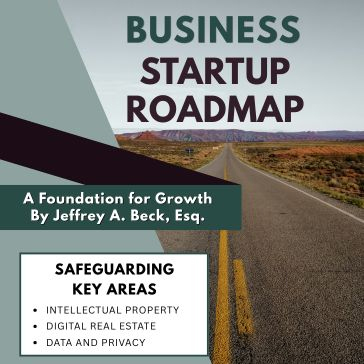 Google Slides presentation for Jeffrey A. Beck, Esq, titled Business Startup Roadmap.